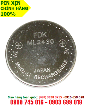 Pin FDK ML2430 - Pin sạc Lithium 3v chính hãng FDK Nhật